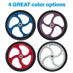 Top Glides Vortex Universal 7 Inch Walker Replacement Wheels Kit – LEGS & GLIDES