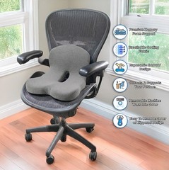 Ergonomic Memory Foam Seat Cushion with Lumbar and Back Support Coccyx Cushion