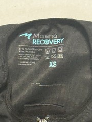 Marena Recovery Compression Vest Short Style Black Nylon & Spandex Blend Size XS