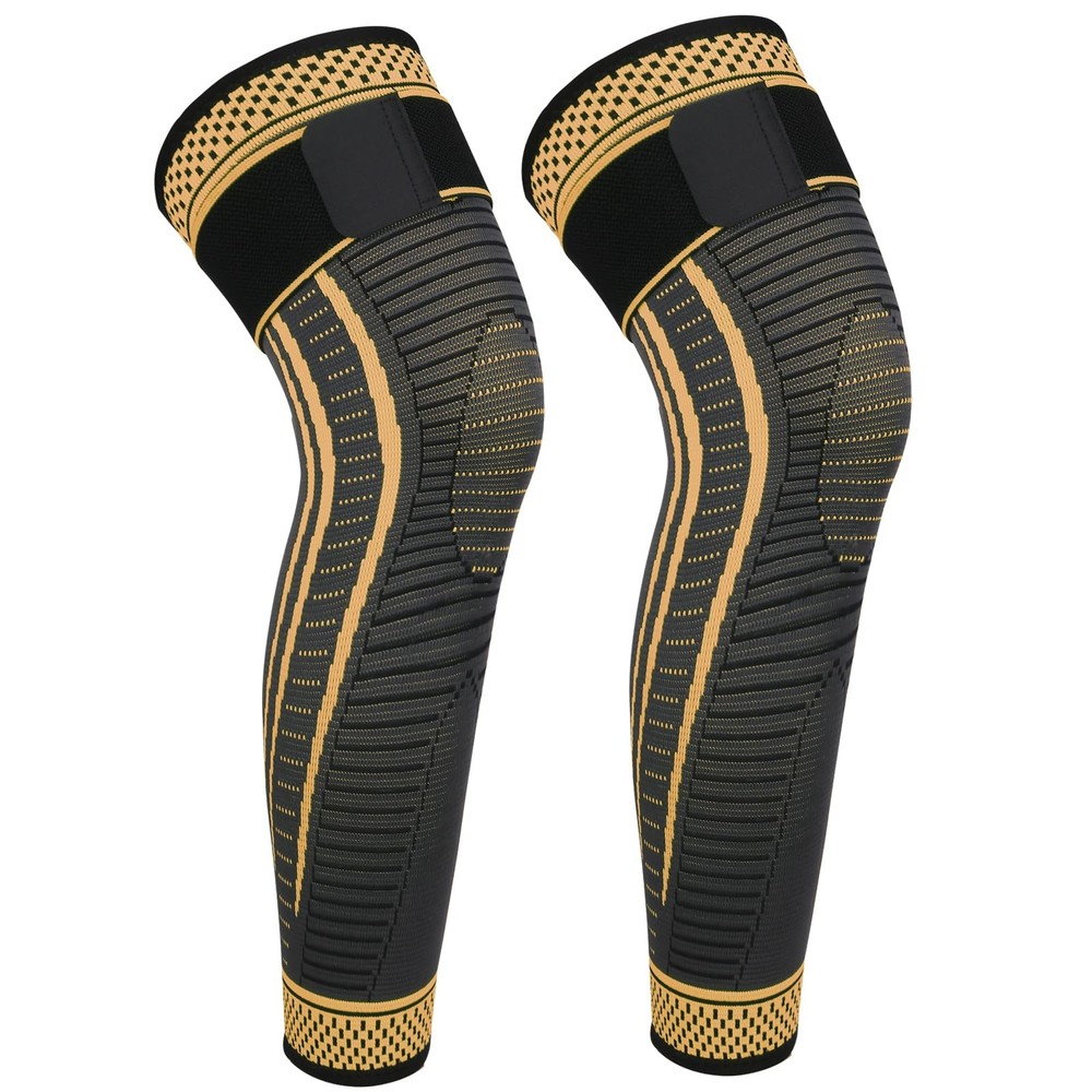 Ruilaibao Long Copper Knee Braces for Women and Men Full Leg XX-Large,
