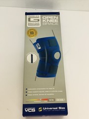 Neo G Open Knee Support Brace Universal Size Blue Variable Compression System