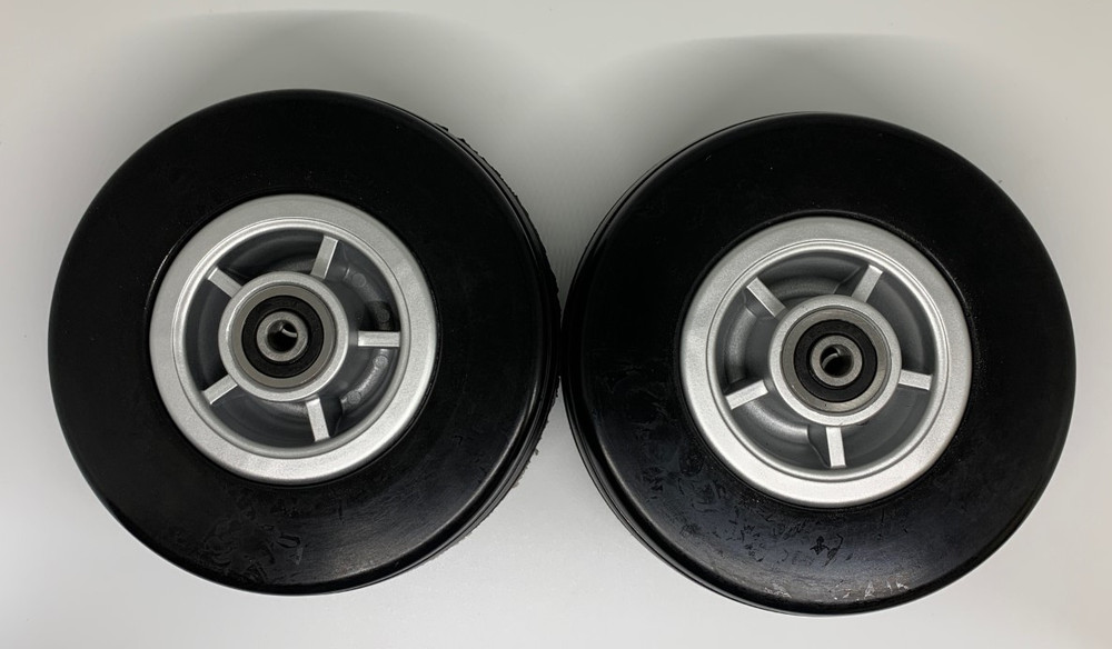 6″x2″ Front Rear Caster Wheels Black Tire for Jazzy 600 Wheelchairs WHLASMB2131