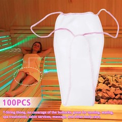 100pcs For Women Spa Non Woven Fabrics Underwear Tanning Wraps Salon Disposable