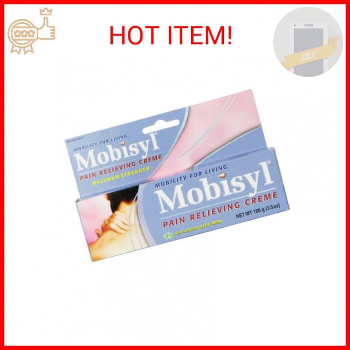 Mobisyl Pain Relieving Creme with Soothing Aloe Vera, 3.5-Ounce Tube