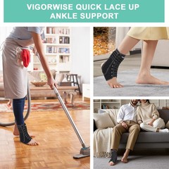 Lace up Ankle Brace for Women Men, Quick Adjustment Ankle Brace with Metal an…