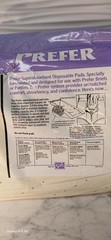 Vintage Plastic Adult Diapers 1990s Disposible Pads Salk Prefer Open Box PROP