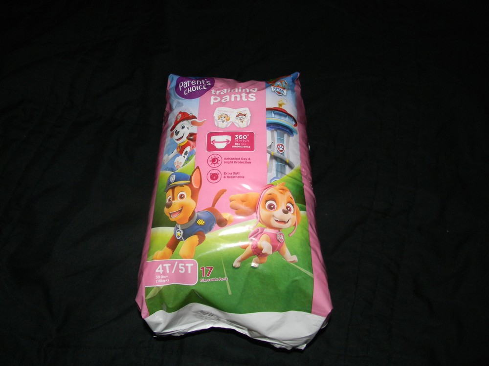 17 Pull-Ups girls Training Pants, (4T-5t) with 360 stretch fit like underpants.