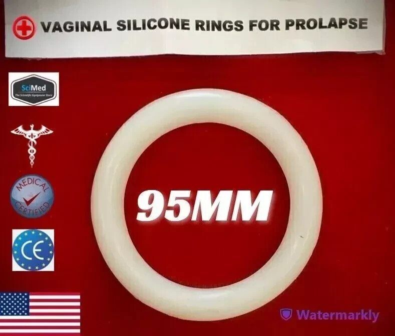 95 mm STERILIZED Pessary Ring Silicone Pessaries Pelvic Organ Uterine Prolapse