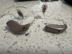 Oticon Alta2 Hearing Aid Silver for Both Ears With Soft and Hard Case 50 Battery