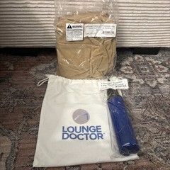 The Lounge Doctor – Inflatable Leg Rest Size Large Cappuccino With Pump NEW