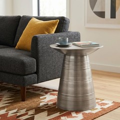 Simplihome Sheridan – 18 Wide X 20 High Solid Round Side In Antique