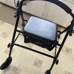 NOVA Journey Steel Rollator Walker, Black