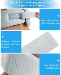 Adjustable Neck Brace Support Wrap Soft Foam Cervical Collar Neck Pain Relief