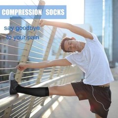 Casual Unisex Copper Compression Socks anti Fatigue Pain Relief Male Female Soft