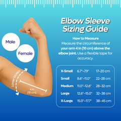 Elbow Sleeve Brace Wrap Adjustable Support Arm Arthritis Tendonitis Pain Relief