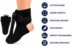 Plantar Fasciitis Night Splint Sock Adjustable Foot Brace for Heel Pain Relief