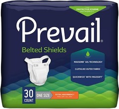 Prevail Xtra Abs Belted Undergarment, One Size – Bag of 30 #PV-324