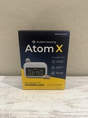 AUDIEN HEARING ATOM X RECHARGEABLE OTC HEARING AIDS BRAND NEW