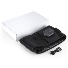 Cordless Heated Back Brace Massager Vibration Wrap Lumbar Support Belt Massage