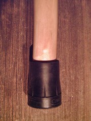 ELK ANTLER HANDLE walking stick natural grown MAPLE wood shaft made in the USA