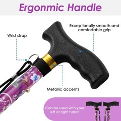 Walking Cane Cane for Woman | Lightweight, 5-Level Height Adjustable and Alum…