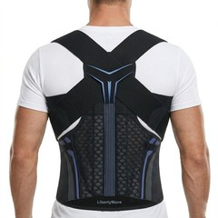 Posture Corrector Back Brace S/M Adustable Upper Lower Back Shoulder Support