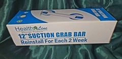 Health Line 12 Inch Suction Grab Bar New In Box NIB