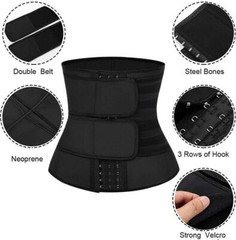 Women Trimmer Belt Waist Trainer Sweat Shaper Stomach Fat Burner Weight Loss