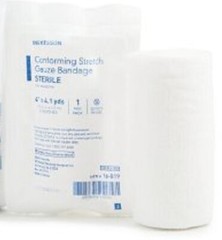 McKesson Conforming Bandage Poly Blend 4Inch X 4-1/10 Yard Roll Sterile (1 Roll)