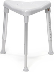 Edge Triangular Shower Stool – Height Adjustable Shower Chair, Non-Slip Surface