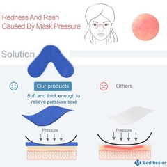 Trimmable 12 Pack Nose Pads – Soft Fleeced Comfort for Sensitive Skin Relief