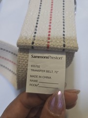 Sammons Preston 72″ Patient Transfer Gait Belt Cotton Lift Assist Safety Belt w/