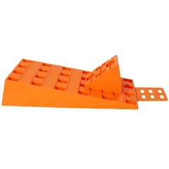 5T Caravan Leveling Ramps Set with 2 Wheel Chocks & Carry Bag