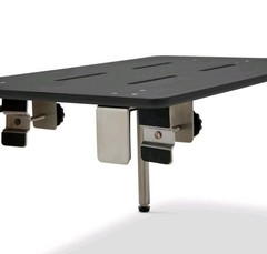 SEACHROME Redondo 26.5″ x 15″ Portable Black Tub & Shower Stainless Bench — ADA