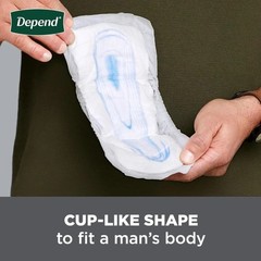 Depends Guards Incontinence Pads for Men, Maximum Absorbency, 52 Count