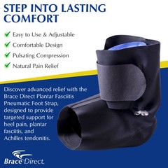 Day Pneumatic Air Pressure Foot Brace Strap- Foot Pain Relief by Brace Direct