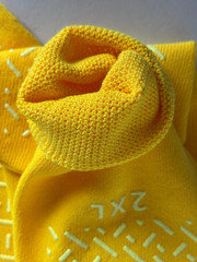 3 Pairs Yellow 2XL ASP Non-Skid Double Tread Patient Slipper Socks ADULT 3 PACK