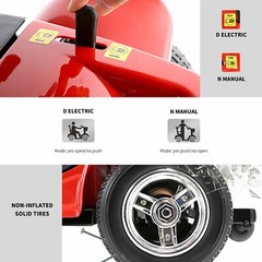 4 Wheels Mobility Scooter Power Folding For Travel Electric Scooter