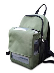 OxyGo Next Slim Backpack w/Storage – Green (O2Totes)