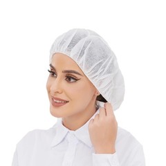 ZMDREAM Disposable Bouffant Cap Hair Nets for Food Service Beauty Latex Free