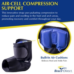 Day Pneumatic Air Pressure Foot Brace Strap- Foot Pain Relief by Brace Direct