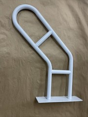 Handrail for Outdoor / Indoor Steps Wall Mount Stair Railing Handicapped / White