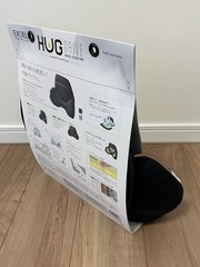 EXGEL Hug Drive Back Cushion Polyester Black Adjustable Pelvic Support HUD01-BK