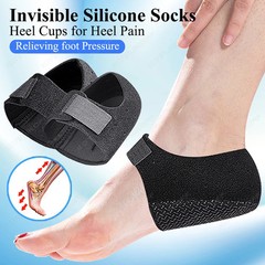 1/2 Pairs Wearable Heel Cups Plantar Fasciitis Support Feet Care Skin Repair Cus