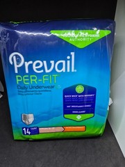 Prevail Per-Fit XLarge (58″-68″) Daily Underwear 14 Count Protective Hygiene