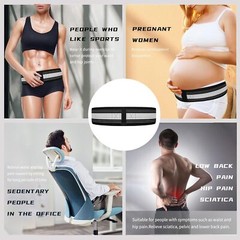 Sacroiliac SI Joint Pain Pelvic Hip Lumbar Support Belt Lower Brace Women / Men