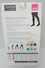 NEW MEDI duomed Advantage Thigh w/tb ct Closed Toe Black 15- 20 SMALL AT14251