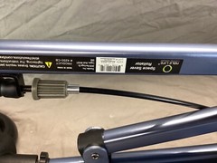 Able Life Space Saving Lightweight Folding Rollator in Cobalt Blue 4250-CB