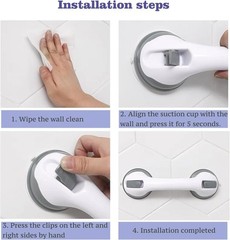 2PKS Helping Handle for Shower Suction Grab Bars for Bathroom Portable Safety