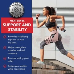 Doctor Developed Stabilizing Hip Support Brace – Sciatica Pain Relief, Piriformi
